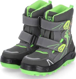 Lurchi Winterstiefeletten KROLLI für Jungen im SALE - Gr. 27 - grau - Textil & Synthetik