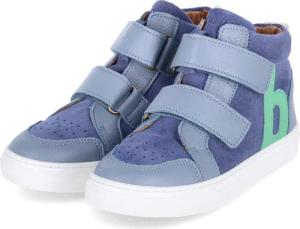 bisgaard High Sneaker JAXON für Jungen - Gr. 34 - blau - Leder