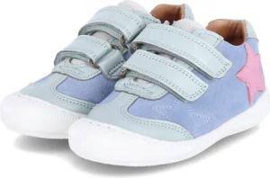 bisgaard Low Sneaker JENNIFER S für Mädchen im SALE - Gr. 25 - blau - Leder
