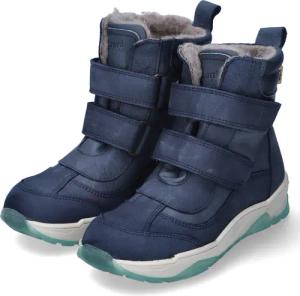 bisgaard Winterstiefeletten DORELLE TEX für Kinder im SALE - Gr. 32 - blau - Leder & Textil