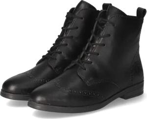 Rieker Schnürstiefeletten für Damen - Gr. 40 - schwarz - Synthetik