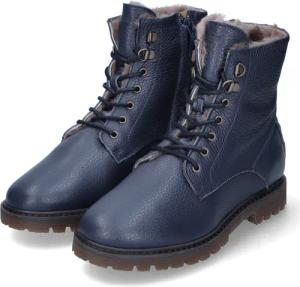 bisgaard Winterstiefeletten MAIA für Kinder im SALE - Gr. 36 - blau - Glattleder