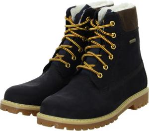 Däumling Stiefeletten ANDY für Mädchen im SALE - Gr. 40 - blau - Rauleder