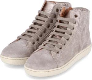 bisgaard High Sneaker GAIA für Mädchen im SALE - Gr. 25 - beige - Leder & Textil