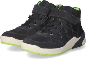 Lurchi Stiefeletten RONALD für Jungen im SALE - Gr. 34 - blau - Leder & Textil