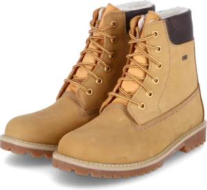 Däumling Schnürboots für Jungen im SALE - Gr. 38 - gelb - Rauleder