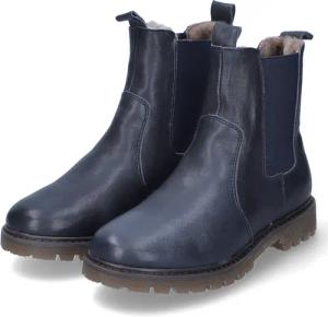 bisgaard Winterstiefeletten NEEL LAMB für Mädchen im SALE - Gr. 31 - blau - Glattleder