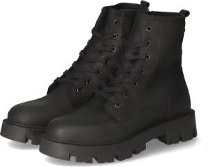 Däumling Winterstiefeletten für Mädchen im SALE - Gr. 33 - schwarz - Rauleder