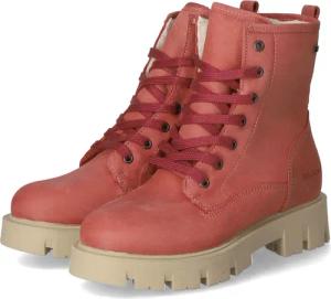 Däumling Winterstiefeletten für Mädchen im SALE - Gr. 38 - rot - Rauleder