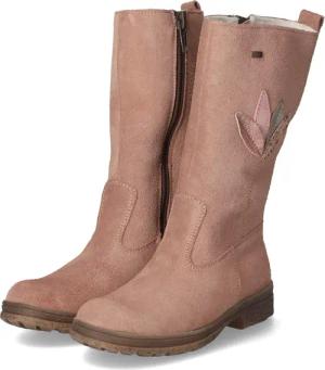 Däumling Winterstiefel für Mädchen im SALE - Gr. 34 - rosa - Rauleder