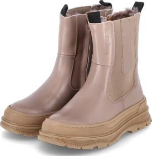bisgaard Winterstiefel MILA für Mädchen im SALE - Gr. 29 - beige - Glattleder