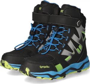 Lurchi Winterstiefeletten LENNO für Jungen im SALE - Gr. 32 - schwarz - Textil & Synthetik