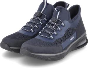 Rieker Low Sneaker für Damen - Gr. 39 - blau - Textil & Synthetik