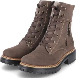 Rieker Winterstiefeletten für Damen - Gr. 41 - braun - Synthetik