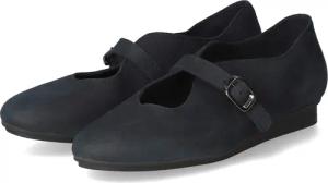 Arche Spangenballerinas NIWABY für Damen - Gr. 42 - blau - Rauleder,Glattleder