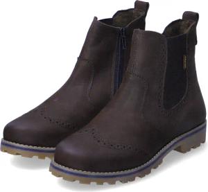 Vado Chelsea Boots LYRA für Mädchen im SALE - Gr. 36 - braun - Leder & Textil