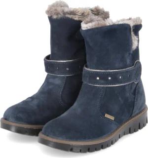 Primigi Winterstiefeletten für Mädchen im SALE - Gr. 27 - blau - Rauleder