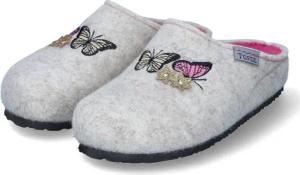 Tofee Hausschuhe für Mädchen im SALE - Gr. 32 - beige - Filz
