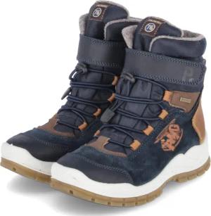 Primigi Winterboots für Jungen im SALE - Gr. 29 - blau - Leder & Textil
