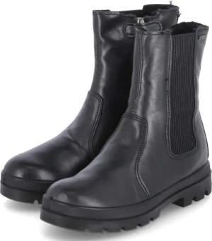 Primigi Winterstiefeletten für Mädchen im SALE - Gr. 38 - schwarz - Glattleder
