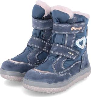 Primigi Winterstiefel für Mädchen im SALE - Gr. 32 - blau - Leder & Textil