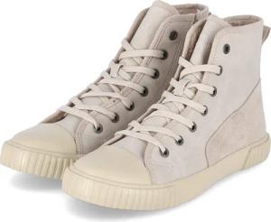 S. Oliver Schnürboots für Mädchen im SALE - Gr. 35 - beige - Textil & Synthetik