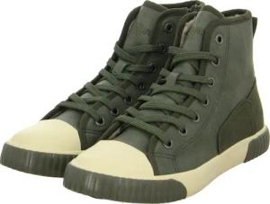 S. Oliver Schnürstiefeletten für Jungen im SALE - Gr. 33 - grün - Textil & Synthetik