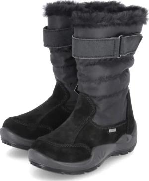 Primigi Snowboots für Mädchen im SALE - Gr. 29 - schwarz - Leder & Textil