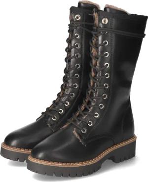S. Oliver Winterstiefel für Damen im SALE - Gr. 36 - schwarz - Kunstleder