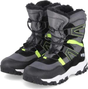 Primigi Snowboots für Jungen - Gr. 33 - grau - Leder & Textil