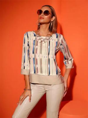 Druckbluse