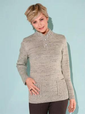 Stehkragenpullover