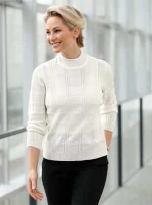 Stehkragenpullover