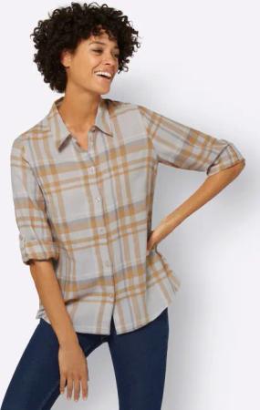Flanellbluse