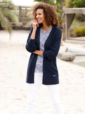 Longstrickjacke