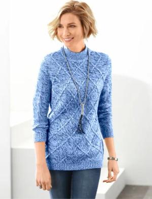 Stehkragenpullover