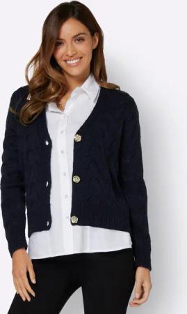 Feinstrickjacke