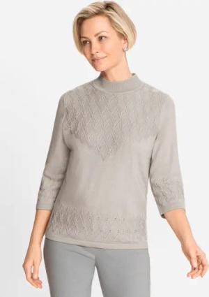 Stehkragenpullover