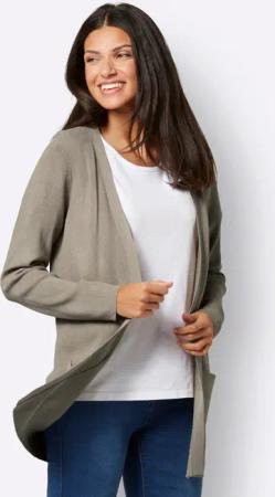 Longstrickjacke