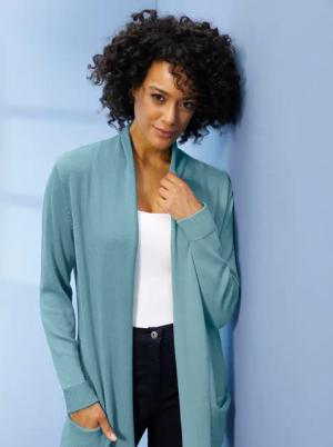 Longstrickjacke