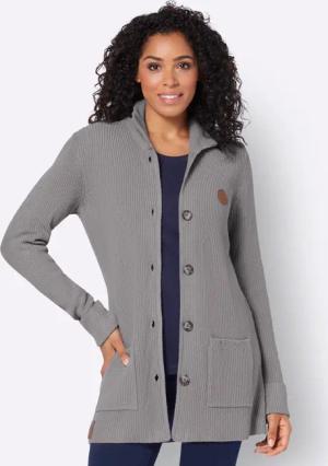 Longstrickjacke