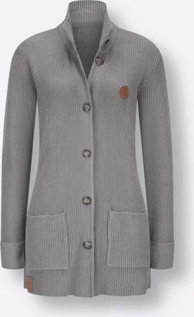 Longstrickjacke