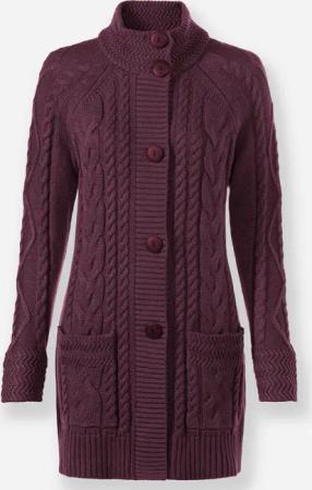 Longstrickjacke