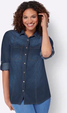 Jeansbluse