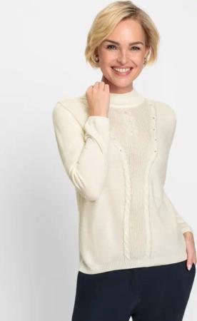 Stehkragenpullover