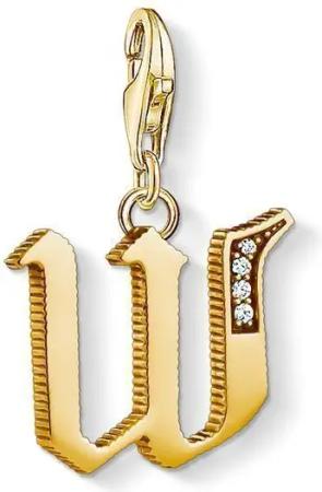 Thomas Sabo Charm - Buchstabe W Gold - 1629-414-39