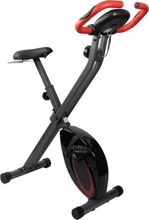 Fjoerdesports Heimtrainer Faltbarer Heimtrainer mit LCD Display Hometrainer Fitnessfahrrad (Maximales Benutzergewicht 110 Kg inkl. verstellbaren Sitz, klappbarer Hometrainer, inklusive Pulsmessung, maximales Benutzergerwicht 110 kg, Fitness Bike, Senioren
