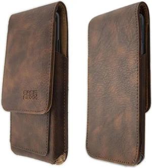 caseroxx Handytasche Cas de couverture pour ZTE A1 en brun, Kreditkartenfächer (siehe Bilder)