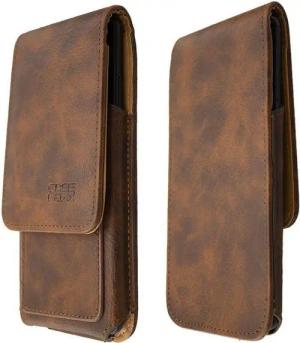caseroxx Handytasche Cas de couverture pour Sharp A1 en brun, Kreditkartenfächer (siehe Bilder)