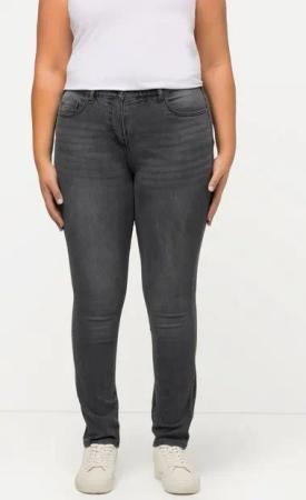 Ulla Popken Stretch-Hose Skinnyjeans Sarah schmale 5-Pocket-Form High Waist